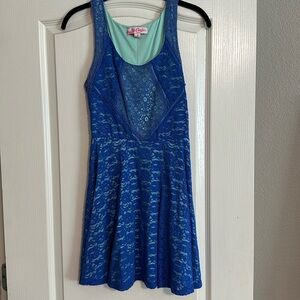 Blue dress